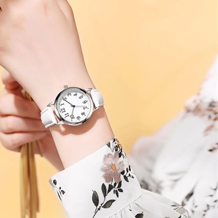 Damklocka Armbandsur SVART svart