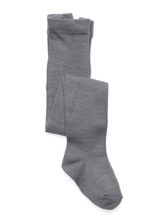 Nmmwak Wool Pantyhose Solid Xxii Socks & Tights Tights Grå Name It