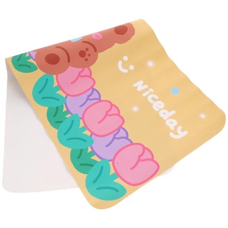 Tegneserie Musemåtte til Laptop Skridsikker Computer Tastatur Syet Kant Skrivebordstilbehør Kontor