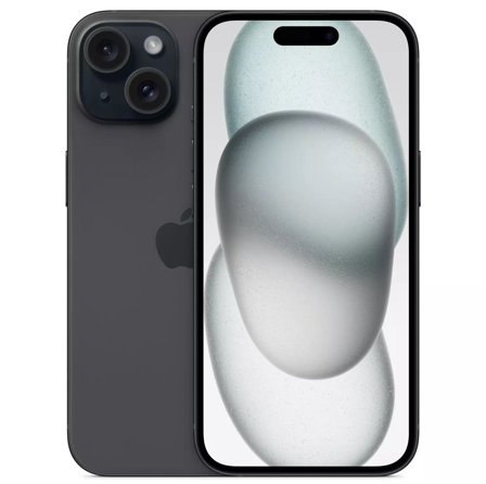 Apple iPhone 15 - svart - 5G smartphone - 128 GB - GSM