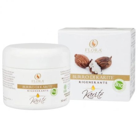 Flora Burro Di Karitè Puro Rigenerante 50ml