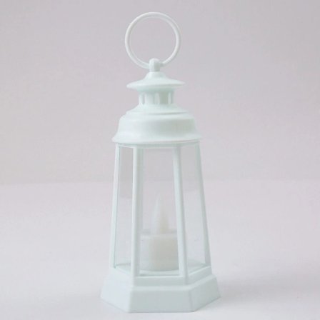 LED Lykta Ljuslykta VIT vit white[pl]