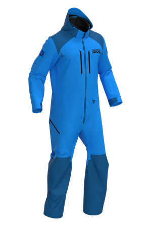 FXR Ridge Lite Overall Blå/Mörkblå XS