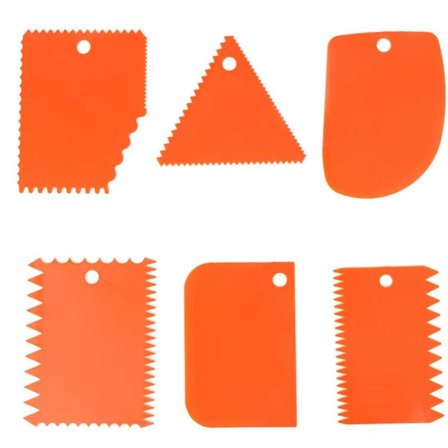 6 stk. Plastik Ler Skraber Håndtag Udsmykket Ler Skulptur DIY Til DXGHC