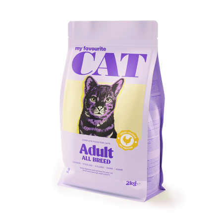 My favourite CAT - Adult Cat Regular Kylling 2 kg - Katt - Kattefôr & kattemat - Tørrfôr for katt - ZOO.no