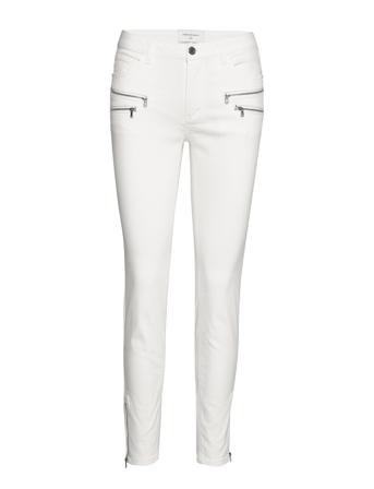 Fqaida-Pa-7/8 Skinny Jeans Vit FREE/QUENT