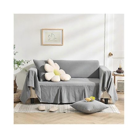 Puuvillainen sohvanpäällinen, kissan kynsien kestävä, täyspeite, neljälle vuodenaikalle 200*180cm