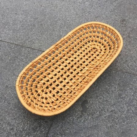 Rottingfläta Förvaringsbricka Kök Brödkorg OVAL-L OVAL-L