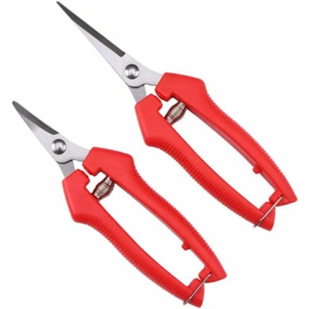 2 stk. lige beskæresakse, blomstersakse, multifunktionelle havesakse til blomsterarrangementer, beskæring af planter og høst af urter