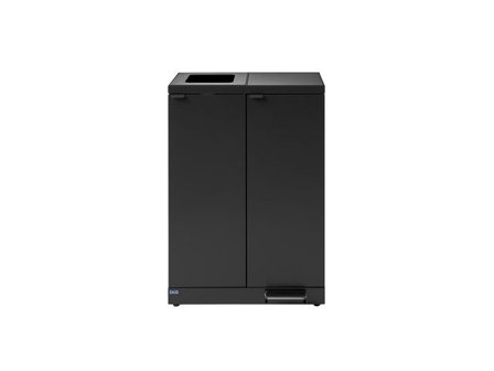 bica Avfallshantering 2x65L pedal grå - Lyreco - Städ och hygien - Avfallshantering och källsortering - Sortering och återvinning