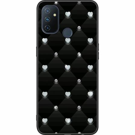 Oneplus Nord N100 Svart Skal Bling Heart