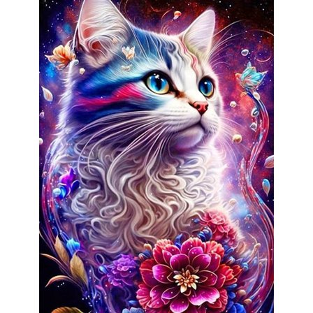 30x40cm 5D Diamant Maleri DIY Dyr Landskab Fuld Diamant Sticker - DW896