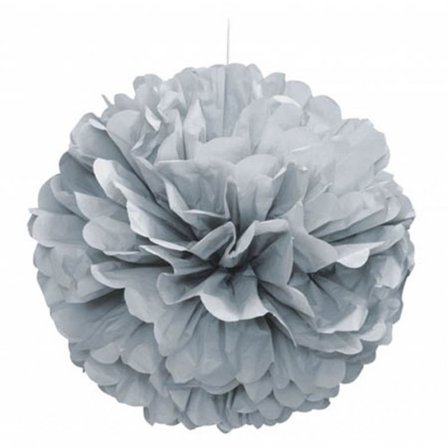 Papirpute sølv 40 cm