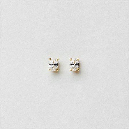 Disa Studs - 24K gullbelagt sterlingsølv