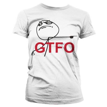 GTFO T-shirt Dame XXL