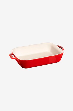 Staub - Uunivuoka / Gratiinivuoka Suorakaiteenmuotoinen 20x16 cm 1,15 l - Punainen - Uunivuoat - - Homeroom