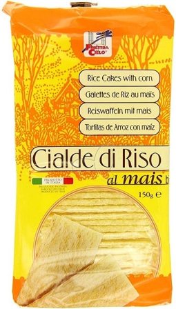 La Finestra Sul Cielo Cialde Di Riso E Mais Con Sale Bio 150g Bio