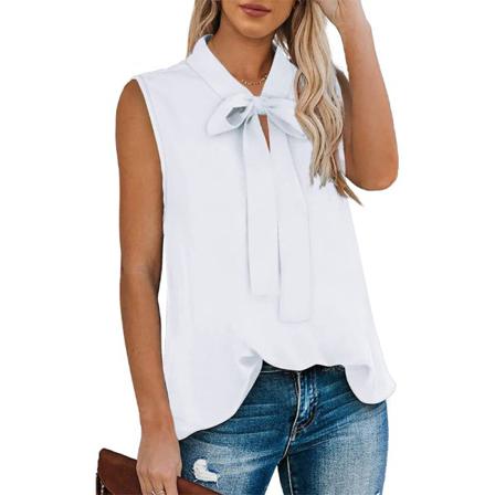 Ärmlös Väst V-hals Tank För Kvinnor