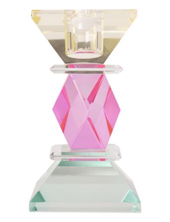 Crystal Candle Holder Home Decoration Candlesticks & Tealight Holders Candlesticks Grön C'est Bon