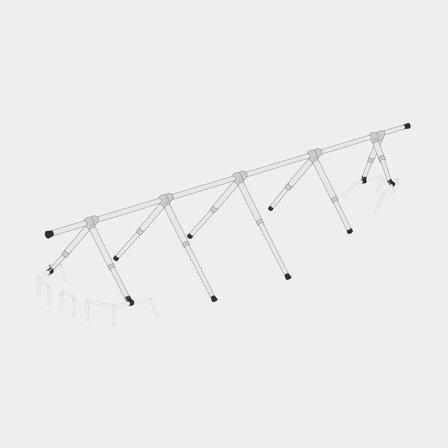D-frame NOCK Täckskär, 10 meter + tas