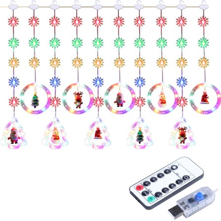 Juledekorasjonslys, kan brukes til innendørs, utendørs, juletre, hagedekorasjon