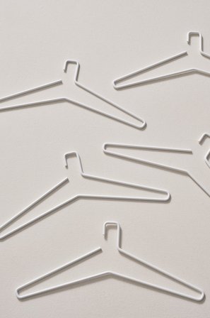 Jotex - Kleshenger 5-pk Hvit krystall transparent marmor EVERLY - Kjøp Entrémøbler hos Jotex