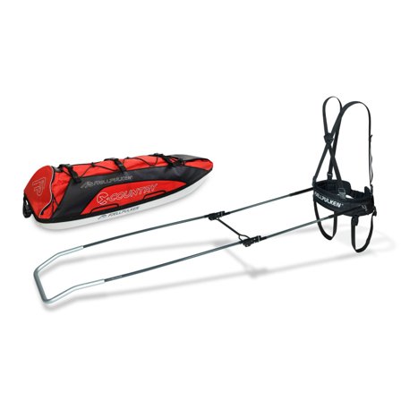 Fjellpulken Xcountry 118 Complete sledges Red 118CM