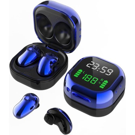 Trådlösa öronsnäckor Bluetooth i örat Lätta hörlurar Inbyggd mikrofon Immersive Premiumljud med laddningsfodral