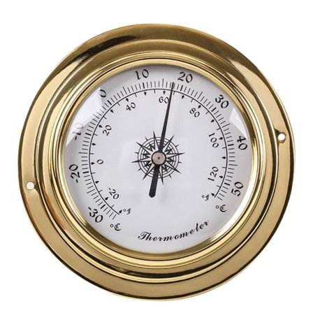 Temperatur, Fuktighet, Barometer, Termometer, Hygrometer, Klokke for Tidevann - 1