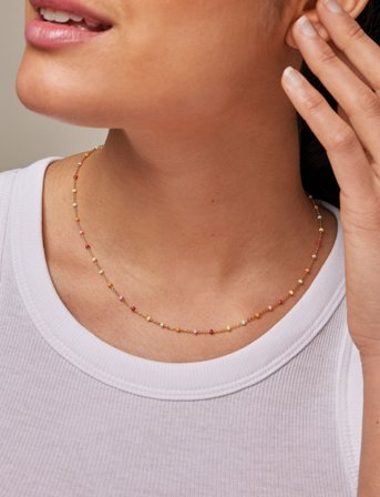 Enamel Copenhagen Necklace Lola - Multi/patterned - ONE SIZE