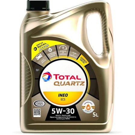 TOTAL OLJEBENSIN & DIESELMOTOR 5L QUARTZ INEO ECS 5W30