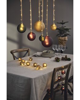 Lasipallo Joulu Bliss Vihreä-15 x 16,5 cm-Star Trading