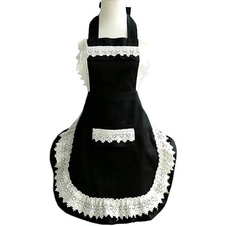 Kaunis Koti Työ Säädettävissä Esiliina Kauppa Kakku Keittiö Ruuanlaitto Esiliinat Naisille Tytöille Taskun Kanssa Lahjaksi, Musta