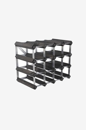 The Swedish Wine Rack Factory - Viiniteline 16 pulloa koottuna The Swedish Wine Rack Factory - Musta - Viinipullotelineet - - Homeroom