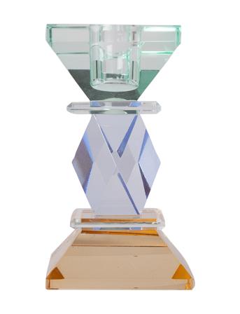 Crystal Candle Holder Home Decoration Candlesticks & Lanterns Candlesticks Yellow C'est Bon