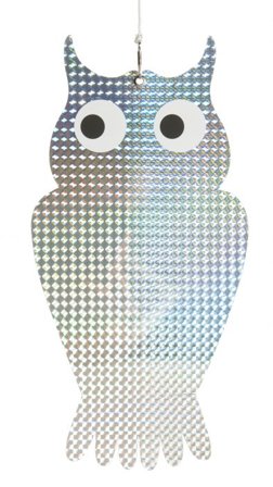 Ugleformet refleks mod generende fugle 2-pak