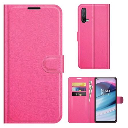 Classic OnePlus Nord CE 5G Läppäkotelo - Rose Pink