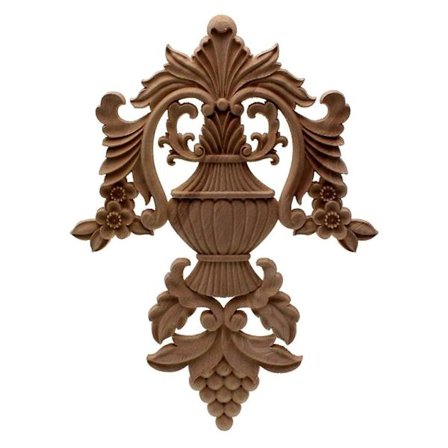 Miniatyyrinen puinen vintage-puuveistetty kulmatarra seinävalaisin kodin huonekalut seinäkalusteet ovet