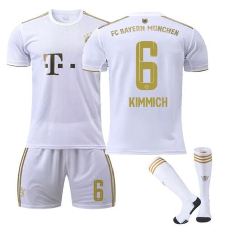 22-23 Bayern Kimmich #6 sett for voksne/barn 24