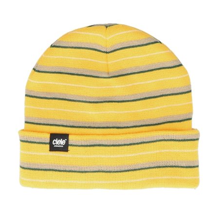 Ciele - Amarelo cuff Beanie - Cr3beanie School Daze Stripe Yellow Cuff @ Hatstore