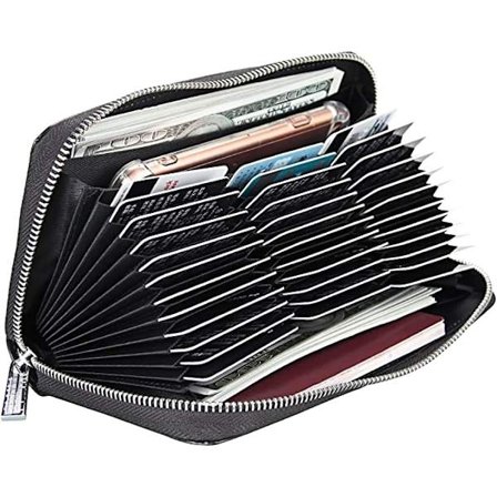 Organ pitkä korttikotelo (musta), 36 korttipaikan RFID-korttikotelo