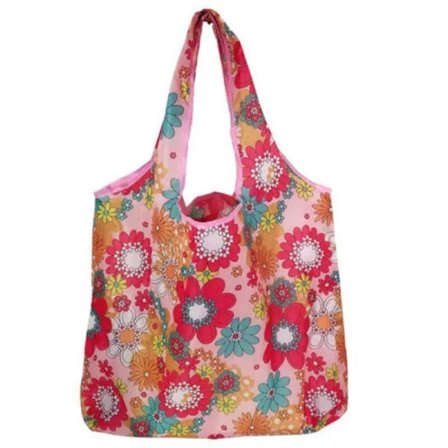 Uudelleenkäytettävät kokoontaitettavat kevyet vedenpitävät ostoskassit Kantokassi Iso ruokakassi