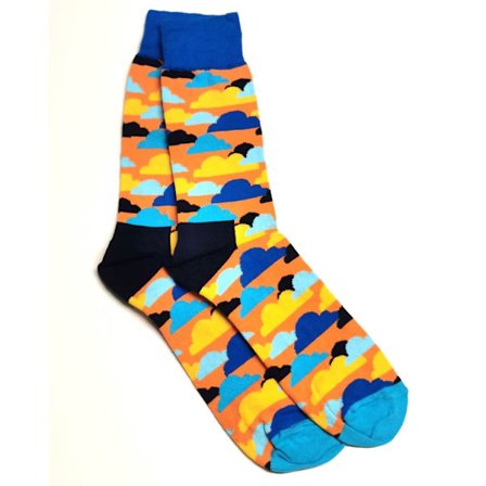 Strumpor Färgglada socks 1 par Storlek 36-40