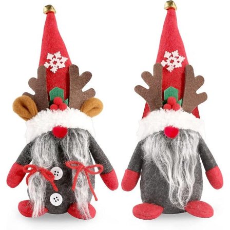 2st Jultomtar Plyschdekorationer Tomtes Gnomes Ornament Nordisk Elf Doll