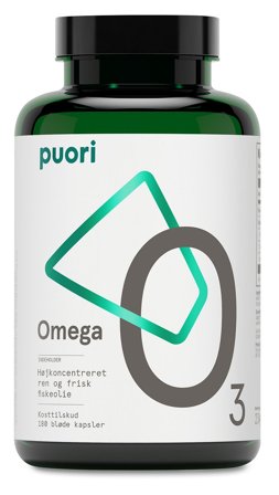 Puori Omega-3 O3 180 kaps., Helse & Madvarer, Hjerte & Kredsløb, Hjertet
