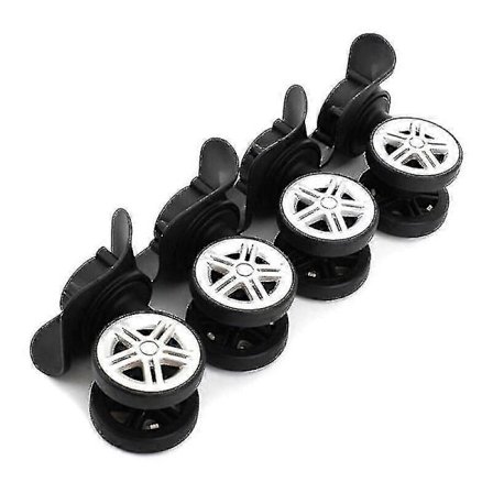 Bagageudskiftning Kuffert Hjul Hjuludskiftning Rejsekuffert Hjul Bagage Kuffert Venstre Og Højre Hjul Reparation Tilbehørssæt 2 Par