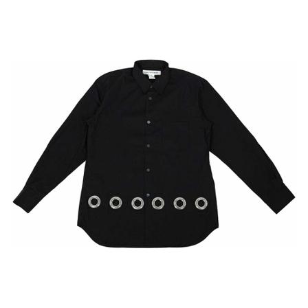 Comme des Garçons, Casual Shirts Zwart, Heren, Maat:L
