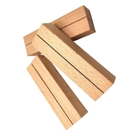 10 st Trä Place Cardhållare Träskylthållare Bordnummerhållare Stativ Bildhållare Namn Buss