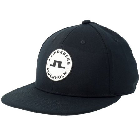 J.Lindeberg - Svart snapback Keps - Drive Cap Black Snapback @ Hatstore