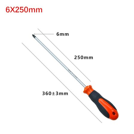 Magnetisk skrutrekker Kryssskrutrekker 6X250MM